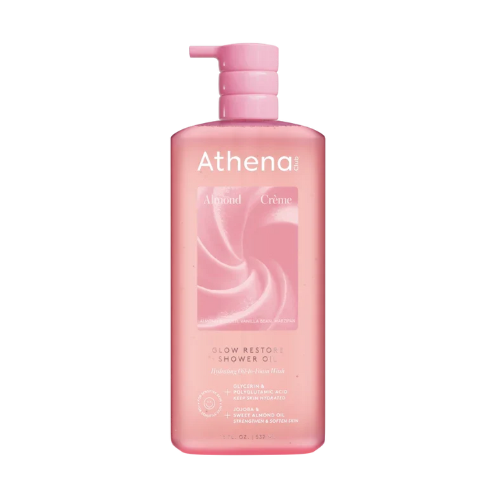 Glow Restore Shower Oil E7 Almond Crème